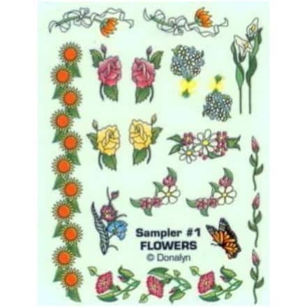 Donalyn Water Decals – Flowers
